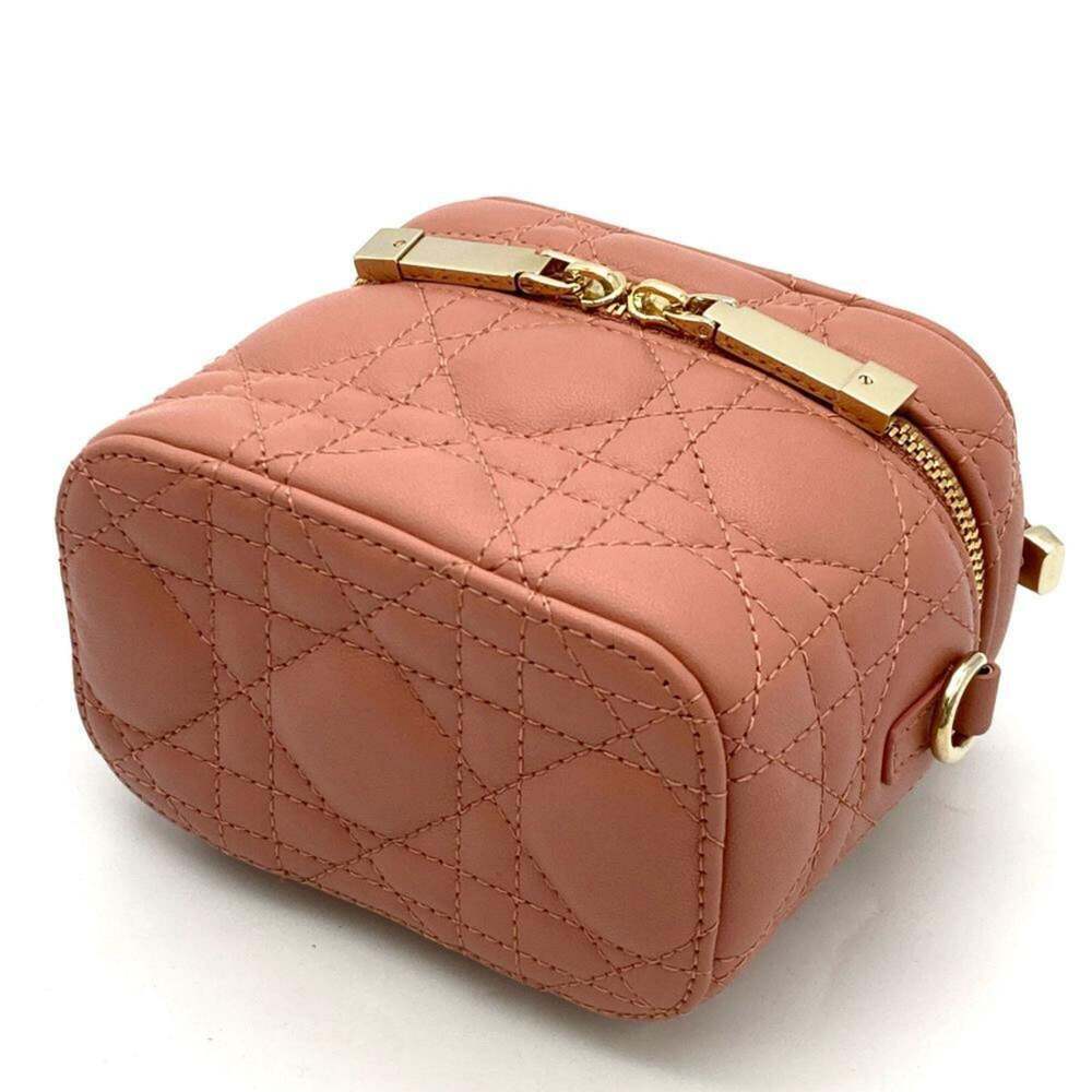 CHRISTIAN DIOR Pink Leather Shoulder Bag - Picture 5 of 8
